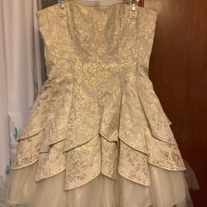 Gold Homecoming Dress